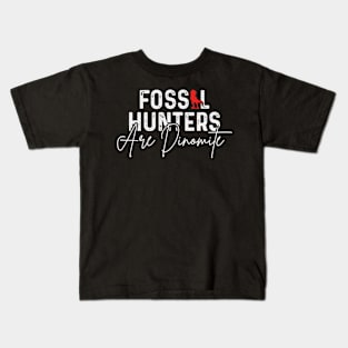 Paleontology Funny Fossil Hunter Future Paleontologist Paleontologist Geologist Kids T-Shirt